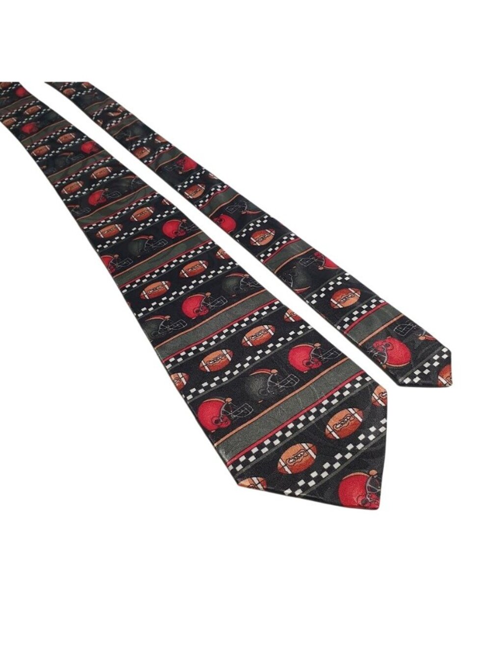 Steven Harris Necktie Men Football Helmet Tie Sports Coach Teacher Fan Novelty